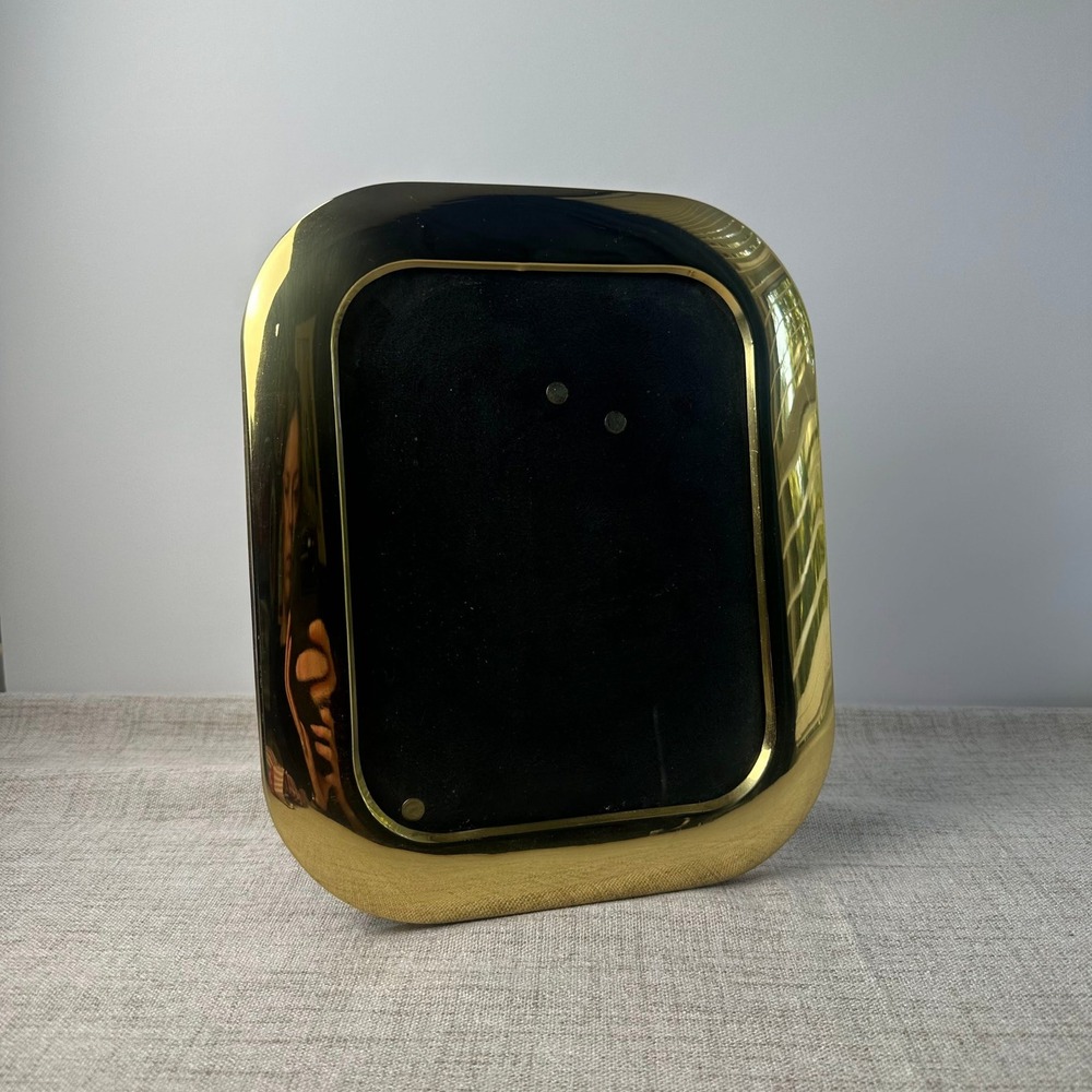 Vintage Brass Picture Frame | 1980s Gold Photo Frame